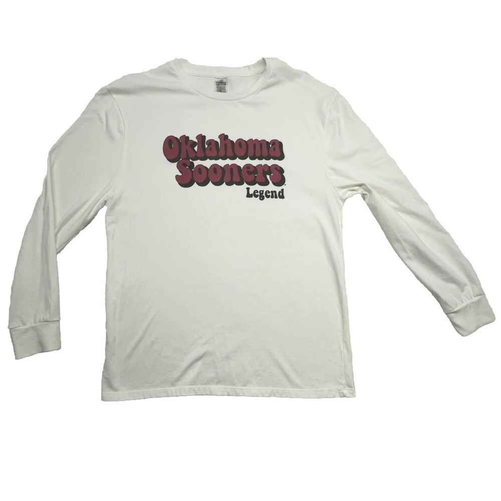 Oklahoma Sooners Womens Large Gameday Couture Longsleeve Top Tshirt Soft